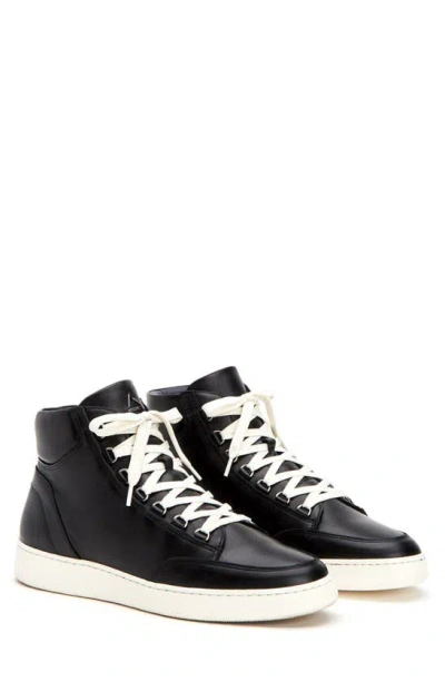 Aquatalia Pete High Top Sneaker In Black