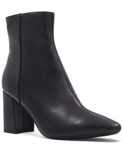 Aquatalia Pierra Weatherproof Leather Bootie In Black