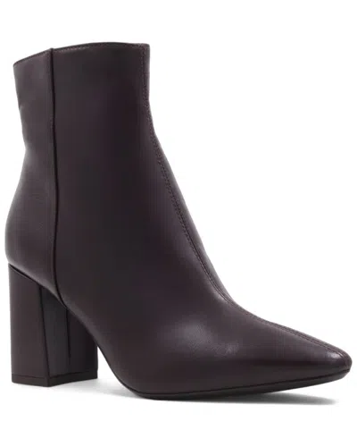 Aquatalia Pierra Weatherproof Leather Bootie In Brown