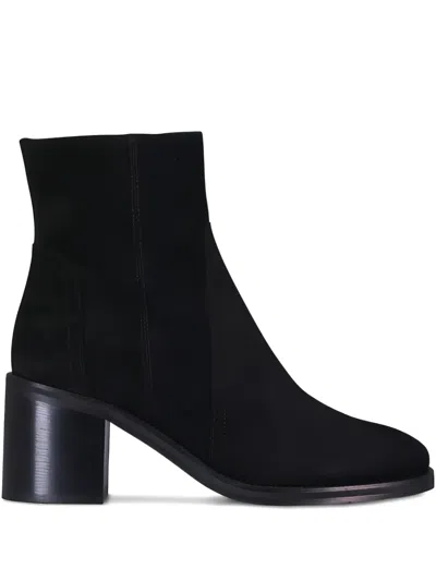 Aquatalia Pointed Boots In Black
