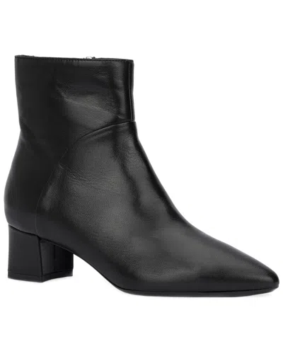 Aquatalia Prina Weatherproof Leather Bootie In Black
