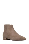 Aquatalia Prisilla Pointed Toe Zip Bootie In Taupe