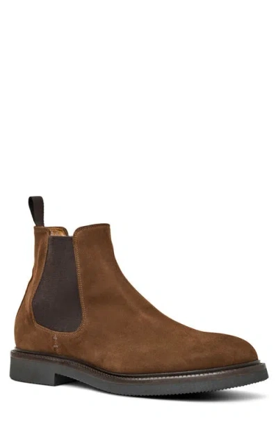 Aquatalia Prospero Water Resistant Chelsea Boot In Brown
