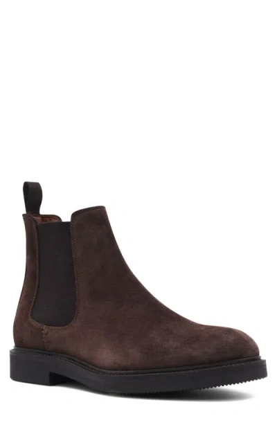 Aquatalia Prospero Water Resistant Chelsea Boot In Brown