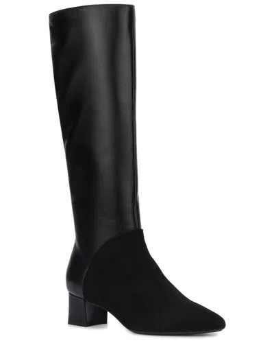 Aquatalia Pyira Weatherproof Suede Boot In Black