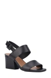 Aquatalia Rayma Water Repellent Slingback Sandal In Black