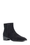 Aquatalia Reeta Luxe Suede Bootie In Black