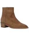 Aquatalia Reeta Weatherproof Leather Bootie In Brown