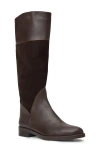 Aquatalia Regina Water Resistant Knee High Boot In Brown