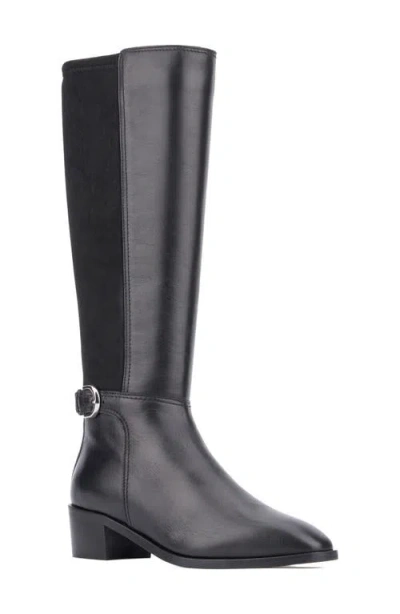 Aquatalia Roksana Knee High Boot In Black