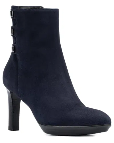 Aquatalia Romea Weatherproof Suede Boot In Blue
