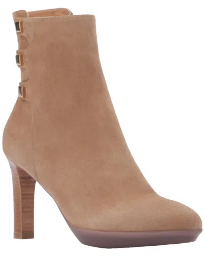 Aquatalia Romea Weatherproof Suede Boot In White