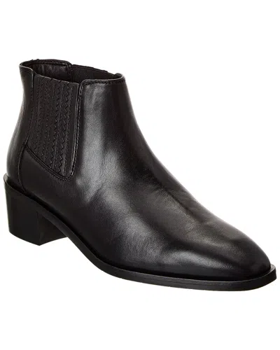 Aquatalia Rosalin Weatherproof Leather Boot In Black