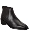 Aquatalia Rosalin Weatherproof Leather Boot In Black
