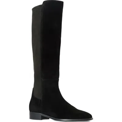 Aquatalia Sabrena Stretch Knee High Boot In Black