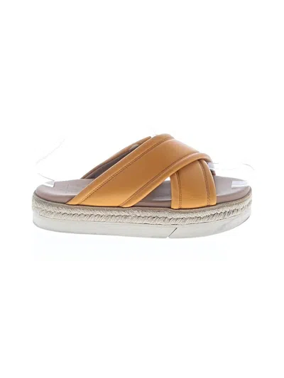 Pre-owned Aquatalia Sandals In Brown