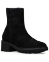 Aquatalia Saundra Weatherproof Suede Boot In Black