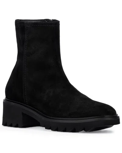 Aquatalia Saundra Weatherproof Suede Boot In Black