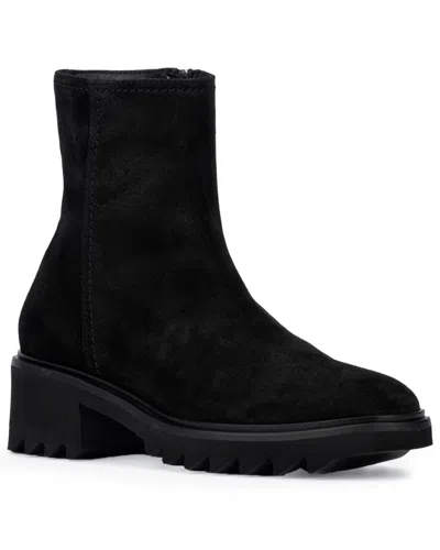 Aquatalia Saundra Weatherproof Suede Boot In Black