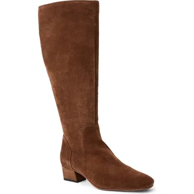 Aquatalia Serafina Water Resistant Knee High Boot In Brown
