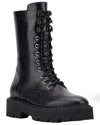 Aquatalia Silvana Weatherproof Leather Boot In Black