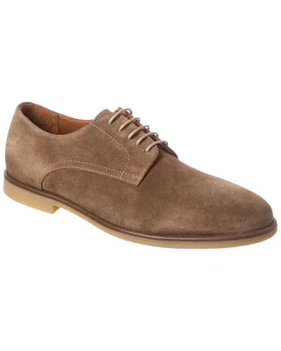 Aquatalia Silvio Weatherproof Suede Loafer In Brown