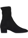 Aquatalia Stassi Weatherproof Suede Boot In Black