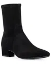 Aquatalia Stassi Stretch Suede Ankle Boots In Black