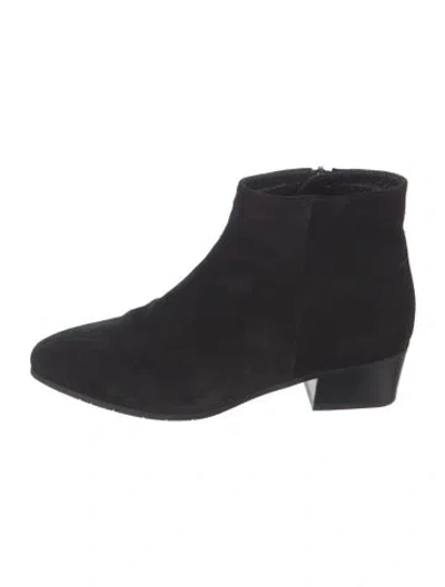 Pre-owned Aquatalia Suede Boots In Blue