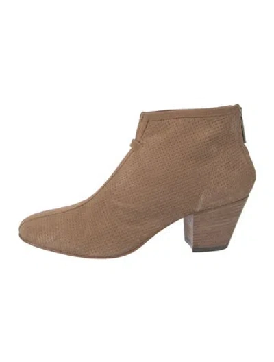 Pre-owned Aquatalia Suede Boots In Brown