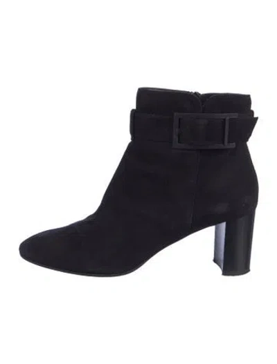 Pre-owned Aquatalia Suede Boots In Multi