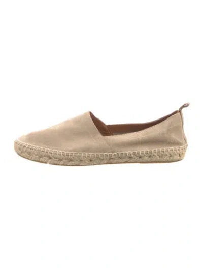 Pre-owned Aquatalia Suede Espadrilles In Grey