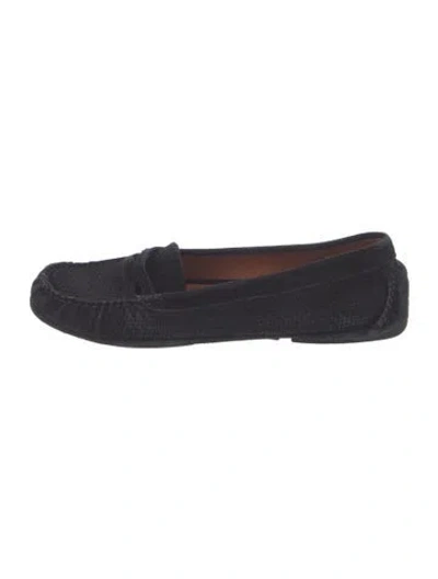 Pre-owned Aquatalia Suede Loafers In Multi