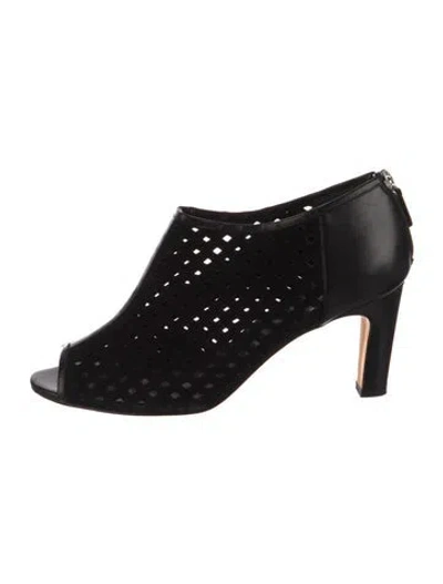 Pre-owned Aquatalia Suede Mules In Black