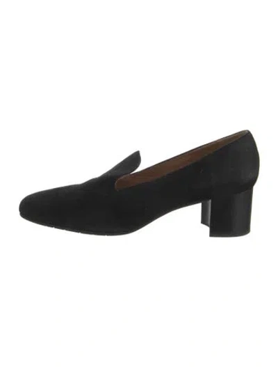 Pre-owned Aquatalia Suede Pumps In Black