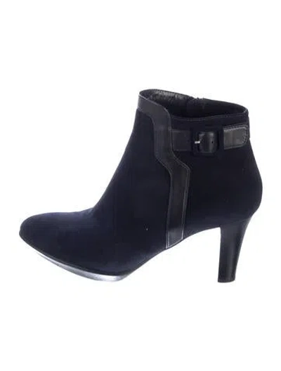 Pre-owned Aquatalia Suede Pumps In Blue