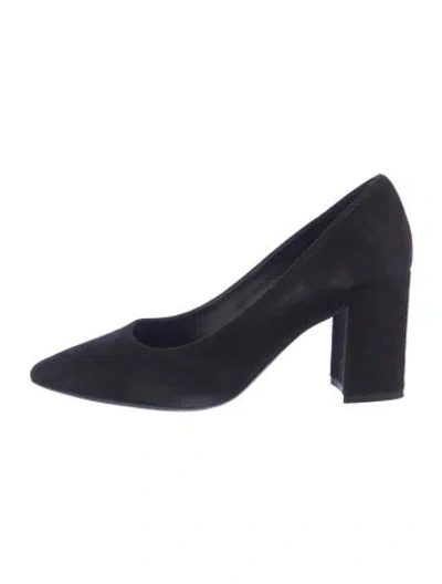 Pre-owned Aquatalia Suede Pumps In Blue