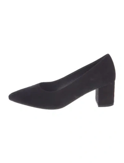 Pre-owned Aquatalia Suede Pumps In Blue