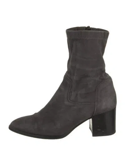 Pre-owned Aquatalia Suede Sock Boots In Multi