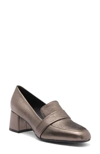 Aquatalia Tamry Block Heel Pump In Bronze