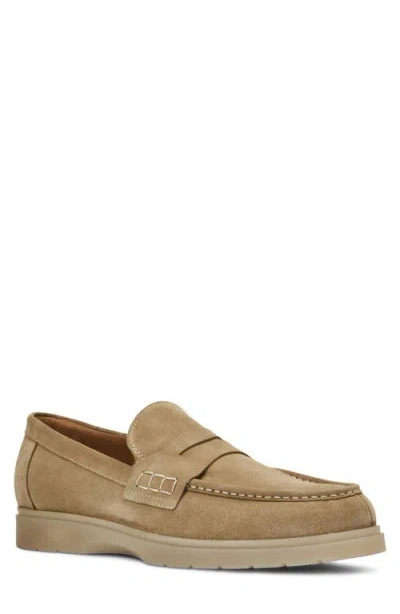 Aquatalia Timothy Penny Loafer In Brown