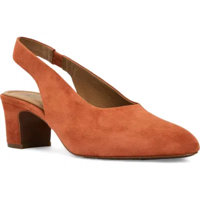 Aquatalia Trevi Slingback Pump In Brown