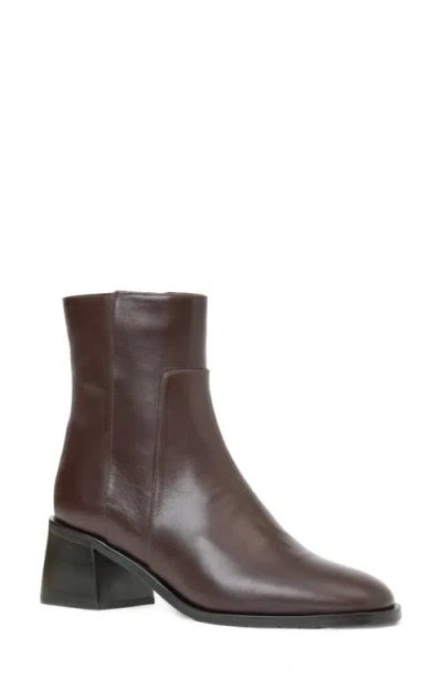 Aquatalia Tulli Leather Bootie In Brown