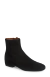 Aquatalia Ulyssa Water Resistant Bootie In Black Black Suede