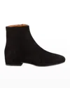 Aquatalia Reeta Suede Ankle Booties In Black