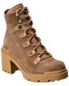Aquatalia Valia Weatherproof Leather Boot In Brown