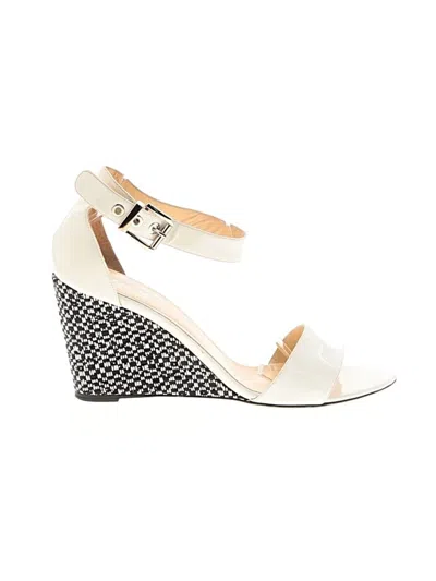 Pre-owned Aquatalia Wedges In Ivory