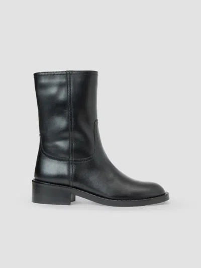 Aquatalia Women's Georgetta 40mm Leather Ankle Boots In Black
