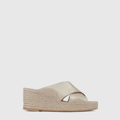 Aquatalia Women's Marina Espadrille Wedge Heel In Platino In Multi