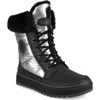 Aquatherm By Santana Canada Minden Metallic Faux Fur Lined Lace-up Boot In Multi